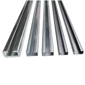 Custom Size C-Shape Galvanized Channel Steel Purlin High Strength Anti Corrosion C Purlin for Construction Warehouse Villa Roof