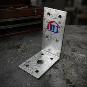 Custom Size Galvanized Steel Angle Bracket L-Shape Corner Timber Connector for Building Repair