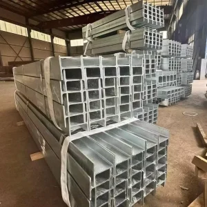 Custom Size HDG Steel Beam H Section High Strength Structural H Beam Anti Corrosion Metal Profile for Solar Bracket