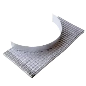 Custom Size Hot-Dip Galvanized Serrated Steel Grating Anti-Slip Board for Solar Frame Walkway Support Platform