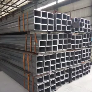 Custom Size Hot Rolled Black Iron Square Tubes Metal Square and Rectangular Steel Tube Box Pipe
