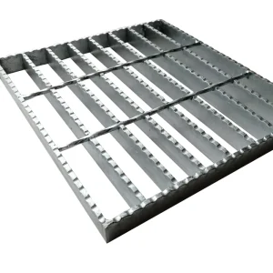 Custom-Size I-Bar Steel Grating Runway Plate Zinc-Coated Carbon and Stainless Steel for Outdoor Use