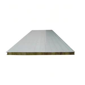 Custom Size Rock Wool Sandwich Panels Thermal Insulation EPS PU PIR PUR Polyurethane Wall Panels