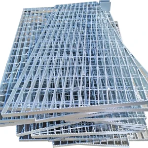 Custom Size Steel Grating Zinc Coated Steel Grating Grated Steel Runway Plate
