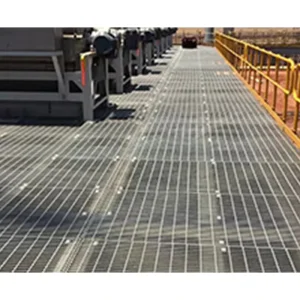 Custom Size Steel Platform Grating and High Load-bearing Strength Steel Grating Plate