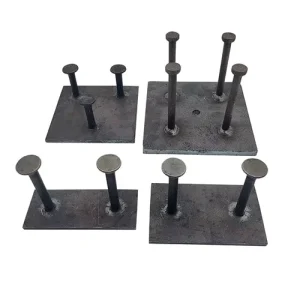 Custom Size Welded Embedded Steel Plate with Rebar Welding Laser Cutting for Construction Projects