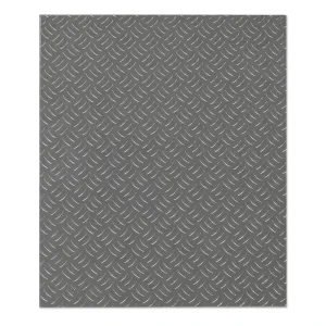 Custom Small Three-Bar Aluminum Alloy Checker Plate, Anti-Slip Lightweight Embossed Surface for Flooring Applications