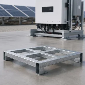 Custom Solar Inverter C Channel Base Frame Hot Dip Galvanized C3 C5 Rated Q235 Q345 Q355 Carbon Steel