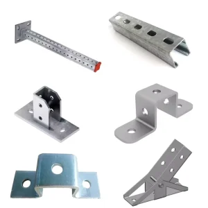 Custom Stainless Steel 304 Roof Mounting Solar Panel Bracket Precision Metal Stamping Triangle/Single-Side Structure Carbon