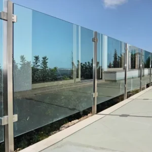 Custom Stainless Steel 304 Square Deck Mount Railing Post Flange Base Decoration Cover Vertical Handrail Fittings for Stair Rust