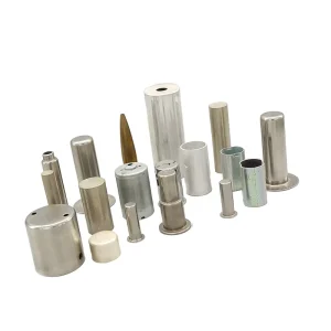 Custom Stainless Steel Deep Drawing Stamping Parts Cylinder Conical Housing Step Sleeve Stud Pin OEM Metal Hardware Components