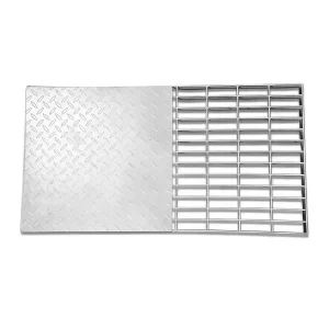 Custom Stainless Steel Hot Dip Galvanized Composite Steel Grating for Floor Wall Outdoor Platform Walkway Footbridge Decking