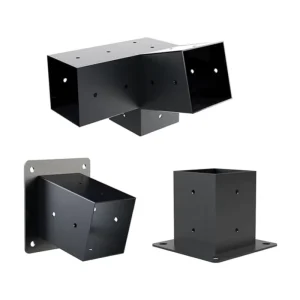 Custom Stainless Steel Sheet Metal Brackets, Wood Beam Pergola Connection Parts, Stamping Fabrication