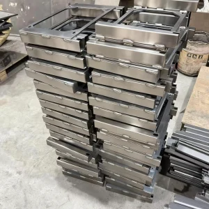 Custom Stainless Steel Sheet Metal Frames Precision Welded & Bent for Medical Devices Lab Equipment Electronics Enclosures