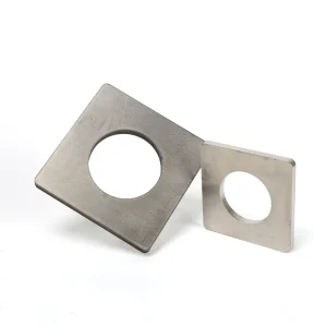 Custom Stainless Steel Square Washers Flat Metal Spacers