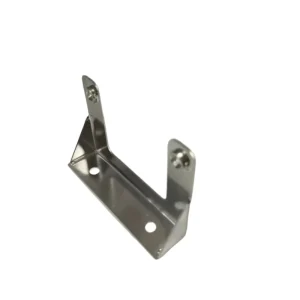 Custom Stainless Steel U-Shaped Bent Bracket Stamped Sheet Metal Fixing Bracket For Mechanical Equipment Installation