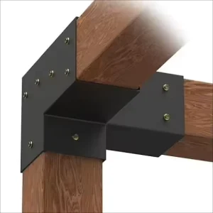 Custom Steel Black Metal Brackets 4×4 6×6 8×8 Manufacturer