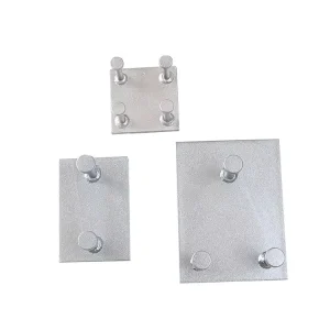 Custom Steel Embedding Plates Stud Plate Q235B Q345B Hot Dip Galvanized Steel Base Plate for Precast Concrete