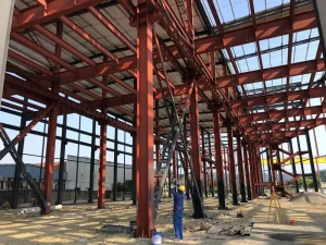 Custom Steel Frame Warehouse Factory Building & Site Camp Fabricate to Buyer Drawings for Southeast Asia