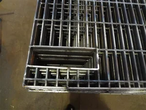Custom Steel Grating with Cutouts and Notches
