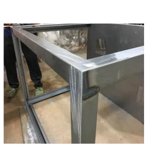 Custom Steel Structure Fabrication Welding Process Stainless Steel Frame Parts Chrome Sheet Metal Fabrication