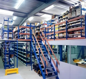 Custom Steel Structure Platform Industrial Mezzanine for Warehouse Storage
