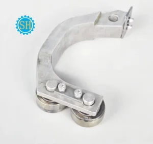 Custom Steel U-Shaped Pulley Frame Parts CNC Turning Milling Machining Assembly Services