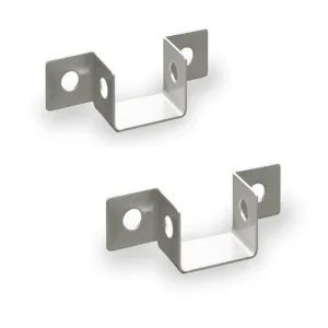 Custom Two Ear Wall Bracket Clamp Stainless Steel Galvanized Steel Clip 45 Degree Frame Clamp Irrigation Supplier Part