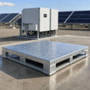 Custom Welded Inverter Skid Platform Base Hot Dip Galvanized C3 C5 Rated Q235 Q345 Q355 Carbon Steel ISO 9001 Certified