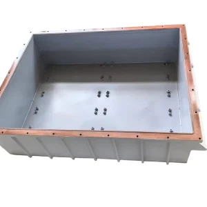 Custom Welded Steel Enclosure Heavy Duty Fabricated Metal Housing With Sealed Top Flange for Machinery and Equipment