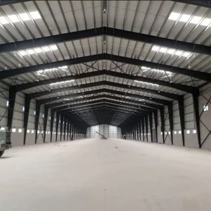 Custom-designed Prefabricated Lightweight Trapezoidal Roof Truss Steel Structure Frame Building