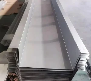 Custom fabricated Stainless Steel Rain Gutters with Customizable Dimensions Surface Treatment