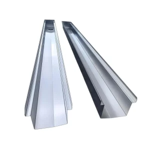 Custom fabricated stainless steel rain gutters with customizable dimensions high quality surface treatment