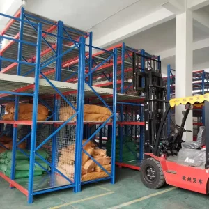 Custom made Heavy Duty Corrosion Protection Powder Coated Steel Platform Multi level Adjustable Mezzanine Floor Rack Industrial