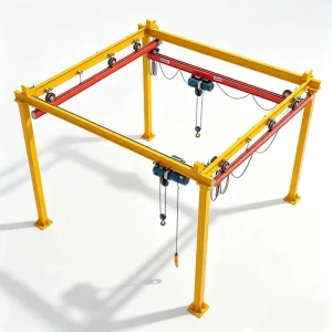 Customizable 3t Small KBK Flexible Crane System Freestanding Modular Workstation Light Crane for Workshop