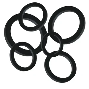 Customizable Custom Material Flat Rubber Washers For Bolts Taps Custom Size/Shape/Color 20-90 ShoreA Hardness ISO9001