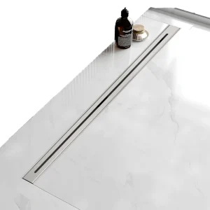 Customizable High Performance Linear Stainless Steel Shower Drain Modern High Stability Gutter Drains Polished Bathroom Hotels