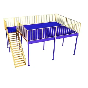 Customizable Multi-Level Powder Coated Steel Mezzanine Platform High Space 5000KG Boltless Light Duty Rack Corrosion Protection