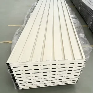 Customizable PU Sandwich Panel 950 1150mm Width High Efficiency Insulation Panel for Modern Steel Structure