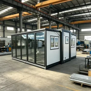 Customizable Portable Steel Container House Tiny House for Vacation and Camping