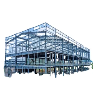 Customizable Prefab Galvanized Steel Frame Portable Warehouse Workshop with Welding/Cutting/Bending Included