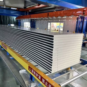 Customizable Prefabricated Panels Wall Sandwich Panels PU 200 mm with Insulated PU Wall Panel for Workshop