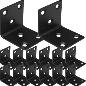 Customizable Single-Sided L Shape Angle Corner Bracket Galvanized Metal Steel Adjustable Wall Bracket for Wood Construction