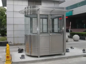 Customizable Stainless Steel Security Guard Booth Portable Prefab Outdoor Traditional Container House Modified Container