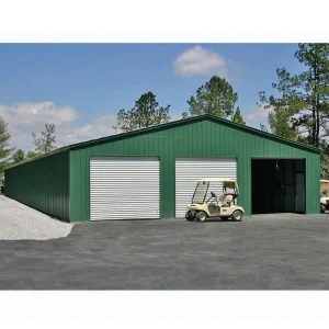 Customizable Steel Structure Garage Shed Prefabricated Buildings Waterproof Outdoor Car Storage Metal Shed Building
