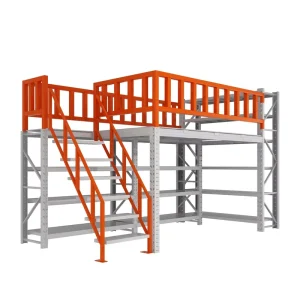 Customizable Warehouse Multi Layer Mezzanine Platform Steel Heavy Duty Industrial Metal Storage Shelf