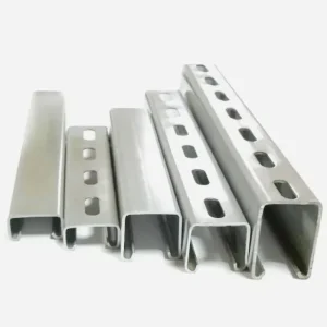 Customize Factory Galvanized Steel Channel Stainless Steel 304 C Steel Strut Channel Used for Civil Works
