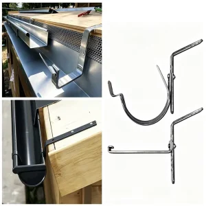 Customize Heavy Duty Steel Aluminum Adjustable Roof Mount Gutter Bracket Hangers