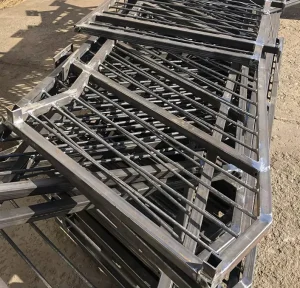 Customize Steel Exterior Railings Handrails Galvanised Powder Coated Guard Rails Anti Rust