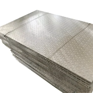 Customized AR500 Carbon Steel Embossed Plate with Anti-slip Teardrop Pattern and Stair Tread Pattern